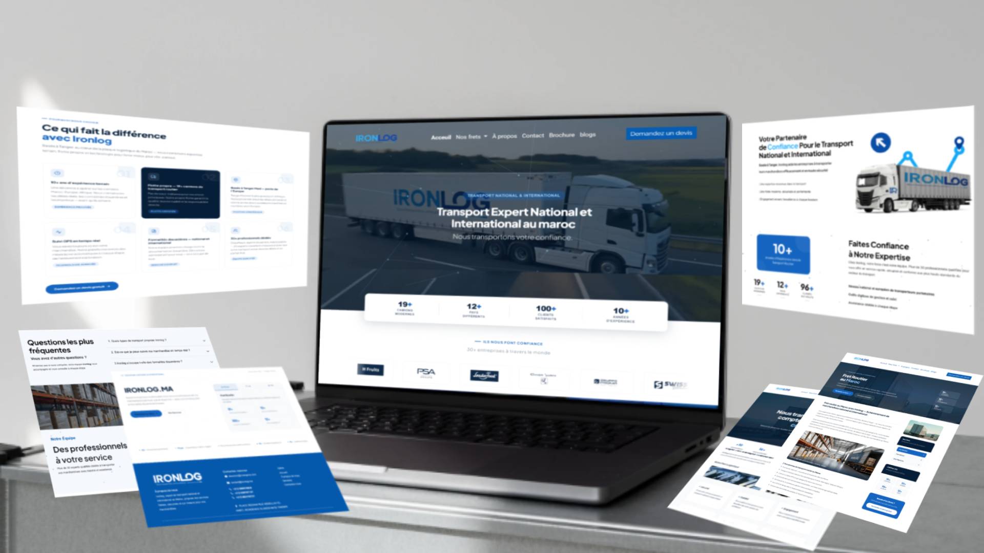 Ironlog — Agence création site web contenu visuel Maroc | HS Agency